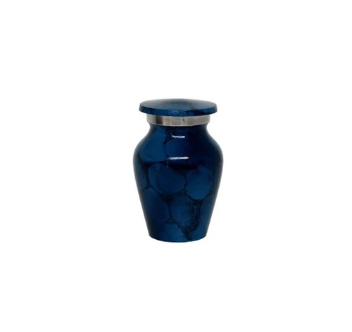 Dark Blue Cremation Keepsake Small Urns