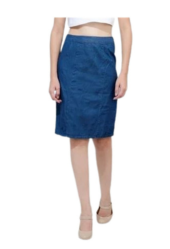 Girls Short Skirts - Denim, Sizes XS to XXXL, Blue | Breathable, Skin-Friendly, Lightweight