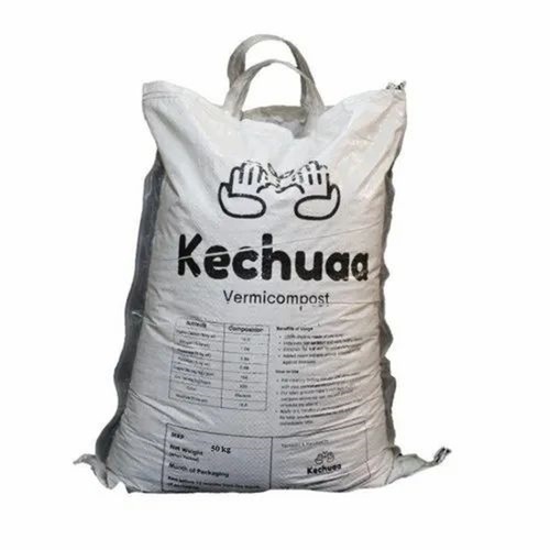 10Kg Kechuaa Vermicompost - Animal Based Powder, Black Copper, Zinc, Potassium, Nitrogen | Organic Fertilizer, Controlled Release, Brown Color