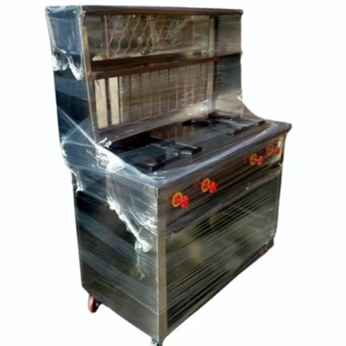 2 Burner Chhole Bhatoore Food Counter