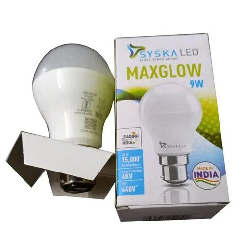9W Syska Led Bulb - Color: Warm White