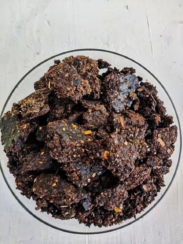 Organic Neem Cake Fertilizer - Color: Brown