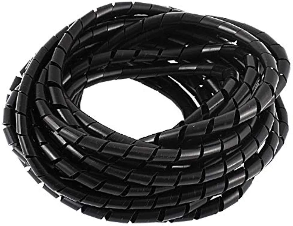 Sprial Black Cable