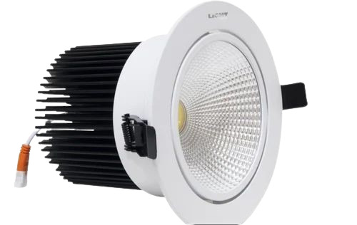 White Cob Led Downlight - Input Voltage: 220