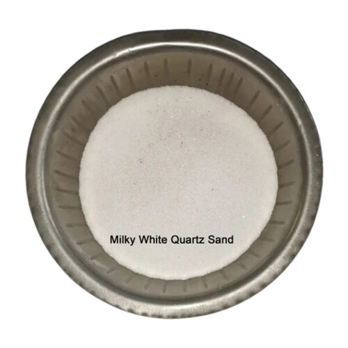 500 Micron Milky White Quartz Sand