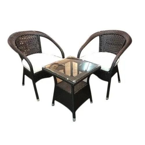 Designer Cane Table And Chair Set