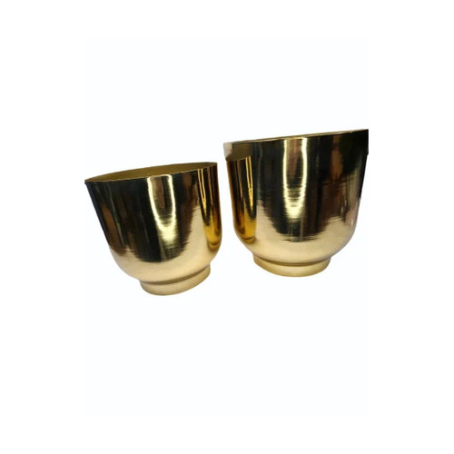 Gold Metal Planter