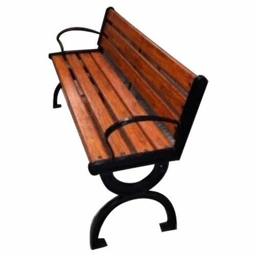 Cast Iron Wooden Park Bench