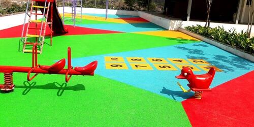 Epdm Rubber Flooring - Color: Green