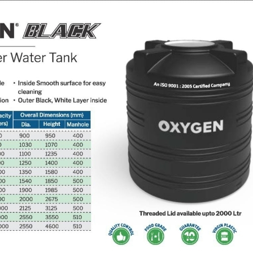 Double Layer water tank 500lts