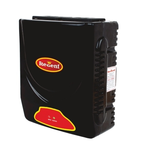 Black Electronic Voltage Stabilizer