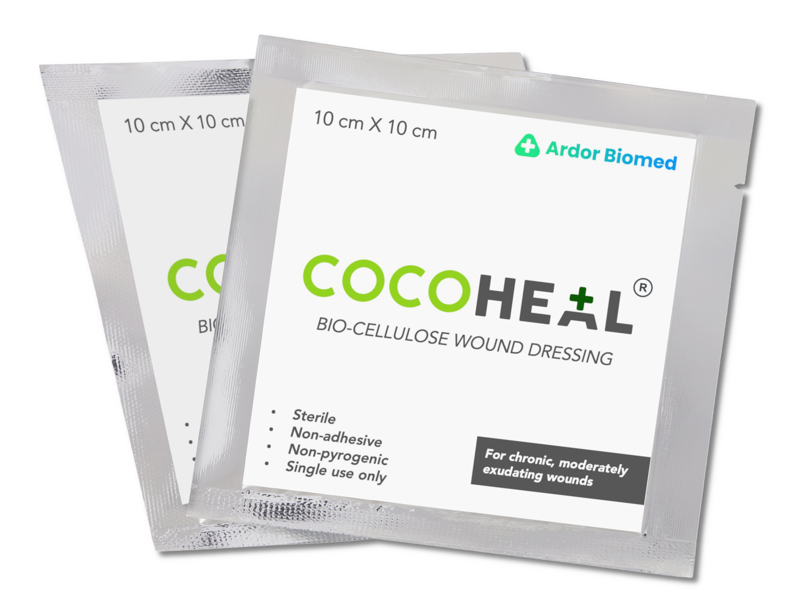 Cocoheal hydrogel occlusive wound dressing 10cm x 10cm