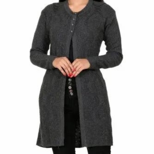 Long Woolen Cardigan