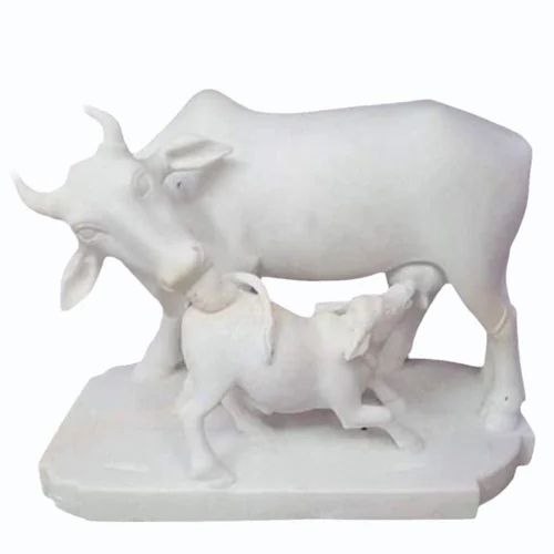 Marble Cow Statue