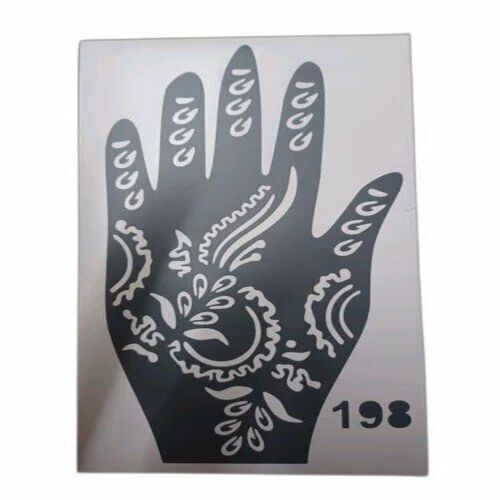 Black Henna Stencils