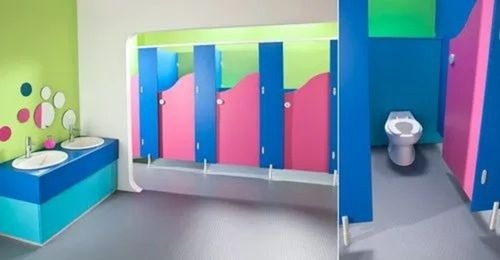 Children Toilet Cubicle