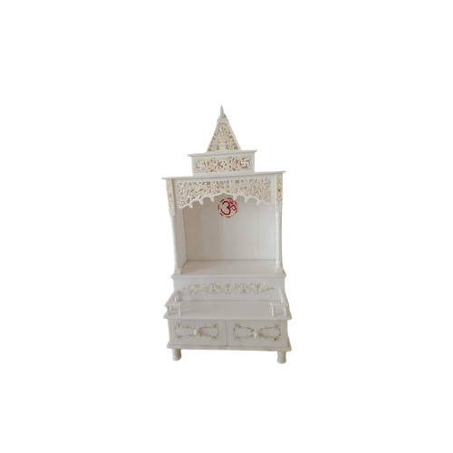 White Marble Carved Home Temple