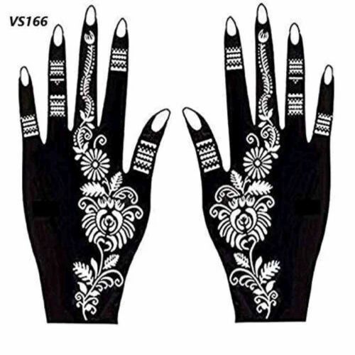 Ladies Floral Henna Stencils