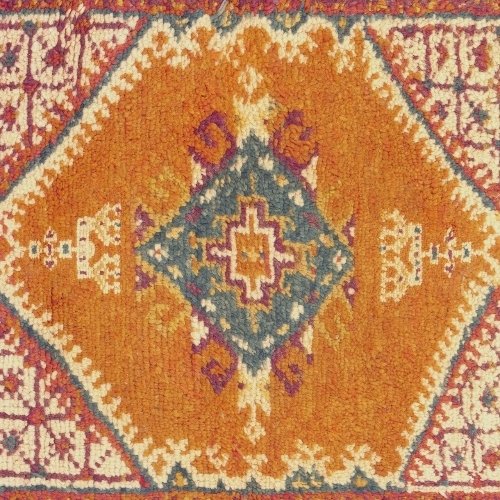 Digital Mustard Printed Mat 