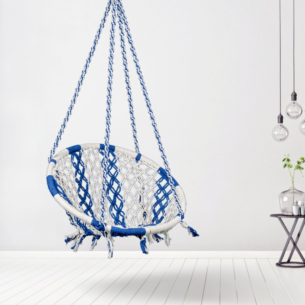luxurious Swing For Adults Jhula For Adults Wooden Swing For Living Room, Swing For Balcony Swing Chair Swing For Adults For Home/Cotton Hammock Hanging Swing, handcraft