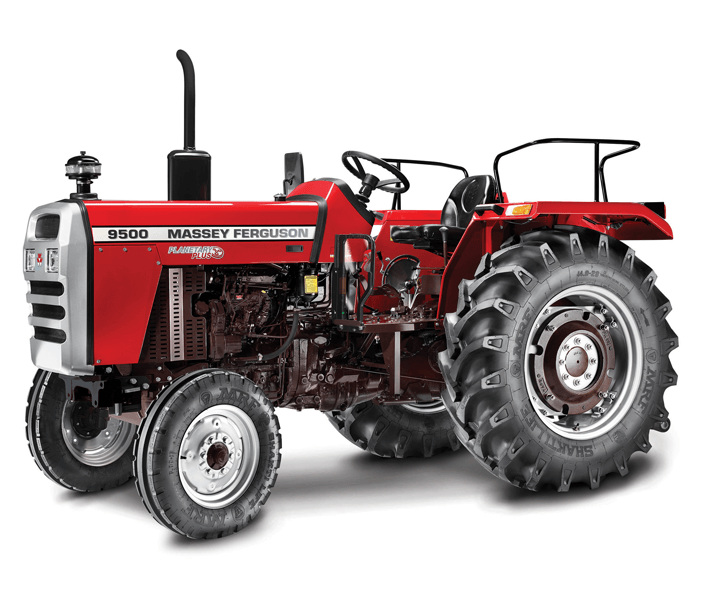 Mf 9500 E Tractor - Color: Red