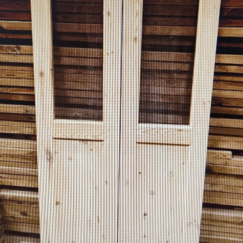 Wooden Door With Jali