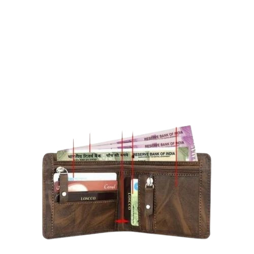 Pu Men Leather Wallet