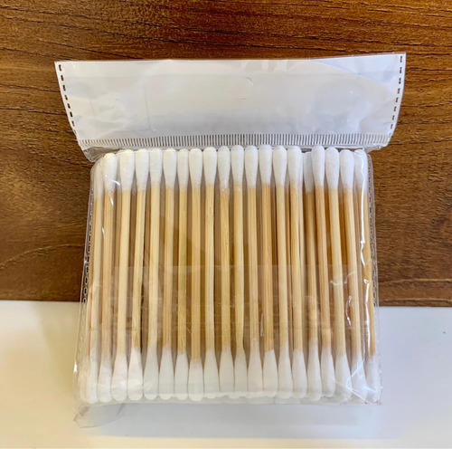 Wooden Cotton Buds - Bud Color: White