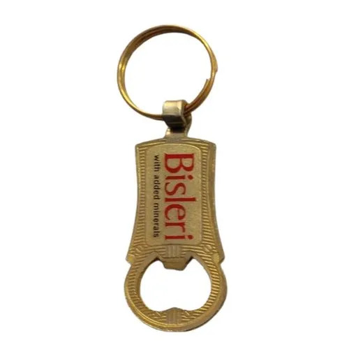 Metal Keychain - Color: Golden