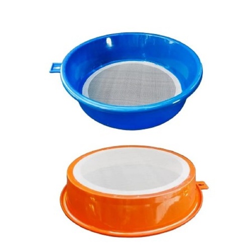 Round Plastic Net Flour Strainer