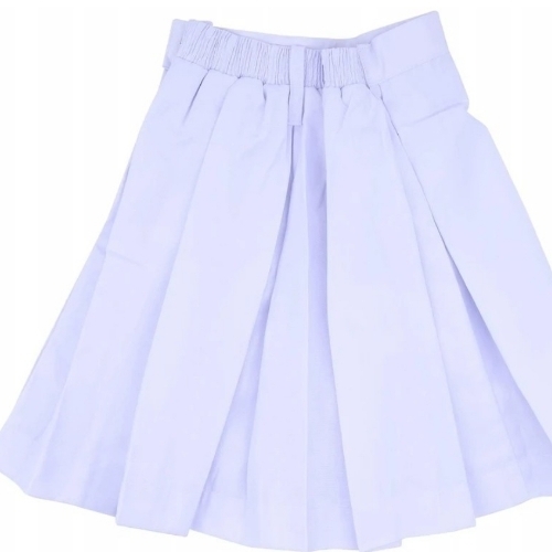 White School Uniform Skirt