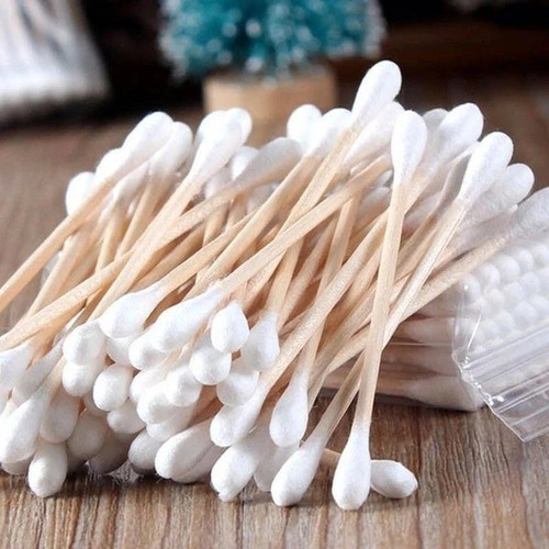 Cotton Ear Buds Swabs - Bud Color: White