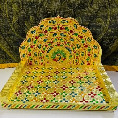 Meenakari Krishna Sihason