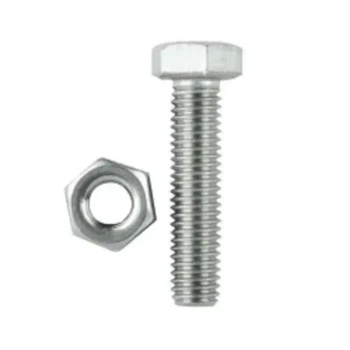 Nut And Bolt - Color: Stainless Steel