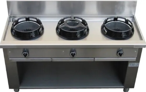 Three Burner Chinese Range
