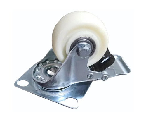 White PU Caster Wheel