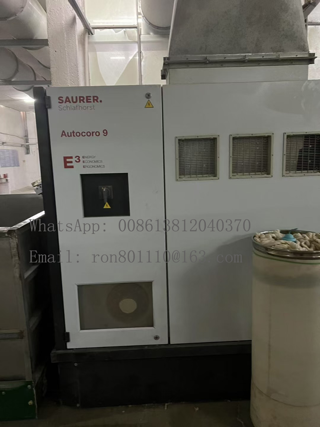 Saurer Autocoro 9, open end spinning, second hand, textile machine