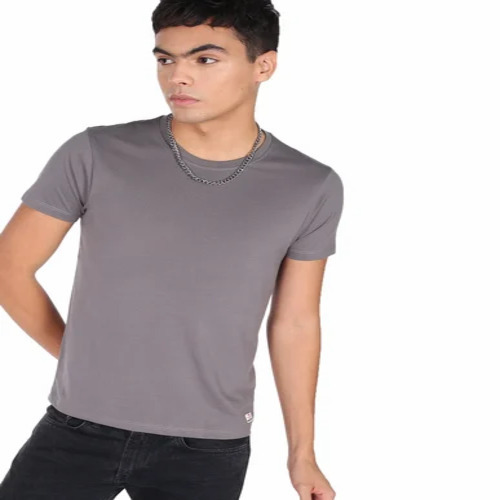 Mens Plain Grey T Shirt