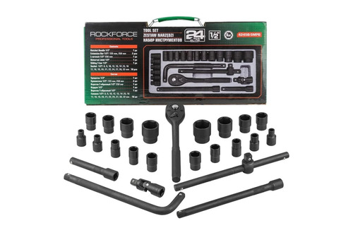 Rockforce Tool Set 24pcs 1/2" (6gr) Rf-4245b-5mpb (Code: 57603)