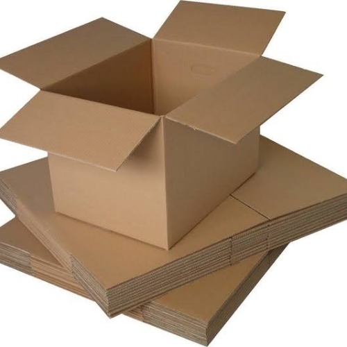 5 Ply Corrugated Box - Cardboard, Various Sizes, Brown Color | Spacious Design, Glossy Finish, Customizable Shape, Logo & Style