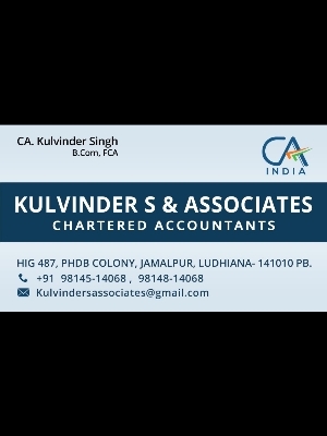 Chartered Accountant By Kulvinder S & Associates