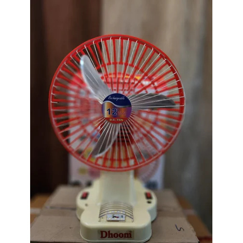 Dhoom 12V 5Ah Toofan Rechargeable DC Fan