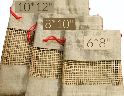 Jute Drawstring Bag