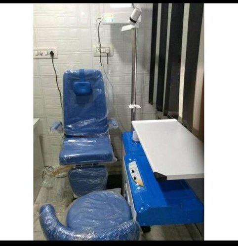 Ophthalmic Refraction Chair Unit - Color: Blue