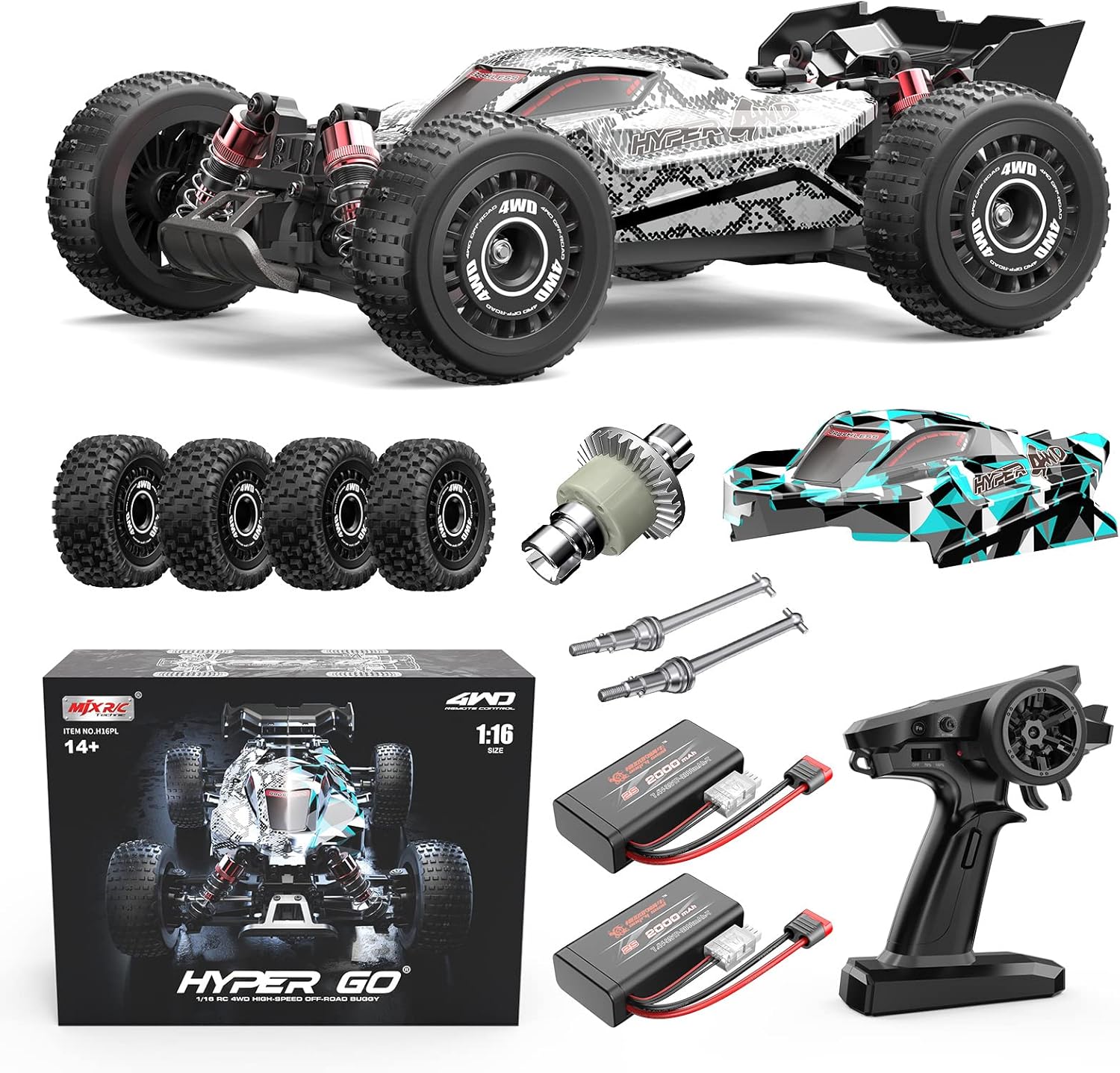 Hyper Go H16pl 1/16 Rtr Brushless Remote Control Car