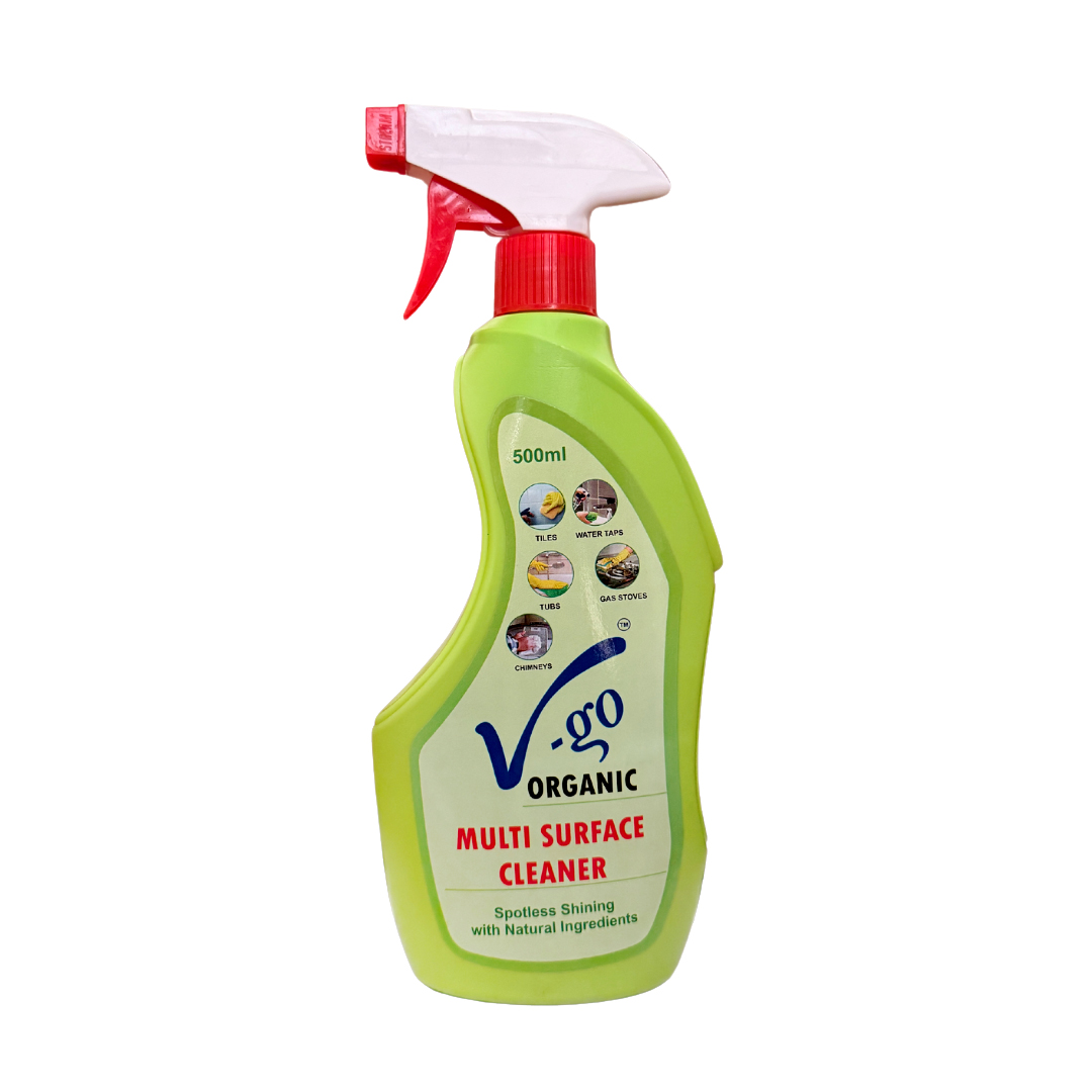 Organic Multi Surface Cleaner Spotless Shine for Tiles, Taps, Tubs, Stoves & Chimneys