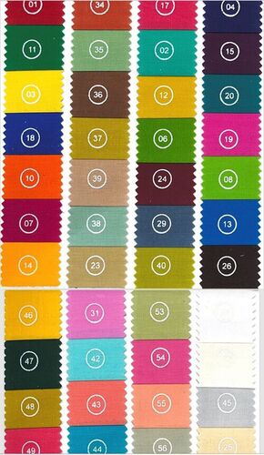 Plain Cotton Fabrics - Color: All