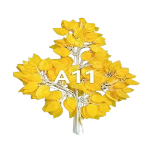Yellow Artificial Ficus Leaves