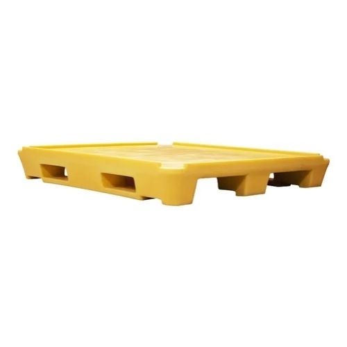 Consta 3 Runner Plastic Pallet - Color: Yellow