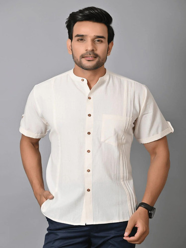 Khadi Shirts - Collar Style: Button Down
